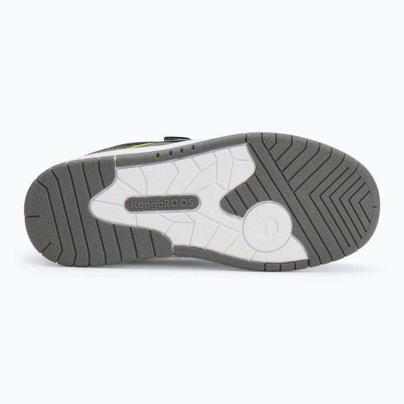 Pantofi pentru copii KangaROOS K-CP Bounder EV gri oțel/verde neon 4