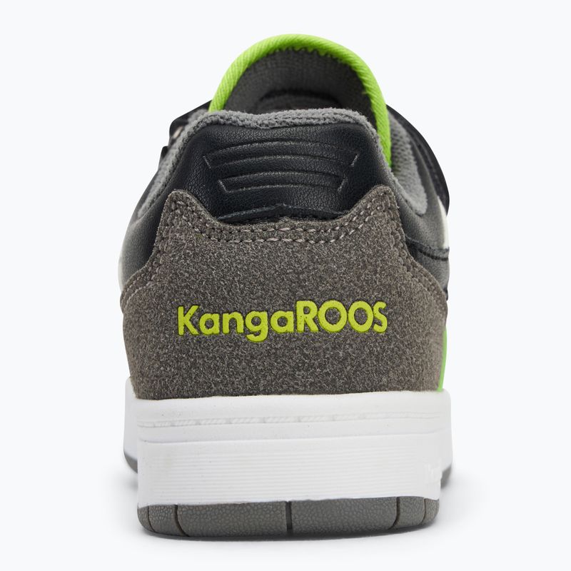 Pantofi pentru copii KangaROOS K-CP Bounder EV gri oțel/verde neon 6