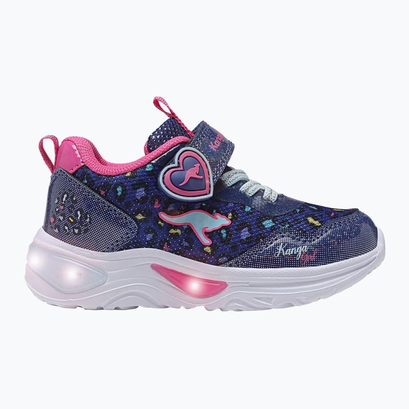 Pantofi pentru copii KangaROOS K-SLG Beauty EV navy/daisy pink