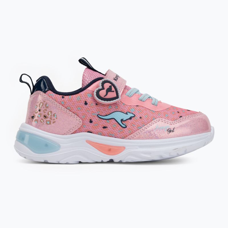Pantofi pentru copii KangaROOS K-SLG Beauty EV rose/dark navy 2