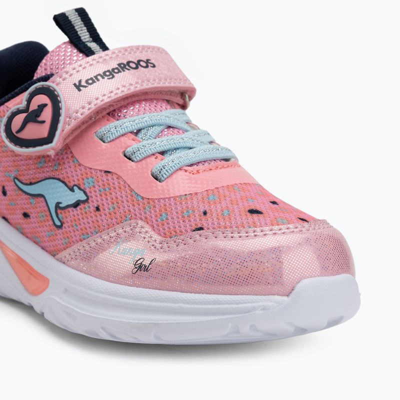 Pantofi pentru copii KangaROOS K-SLG Beauty EV rose/dark navy 7