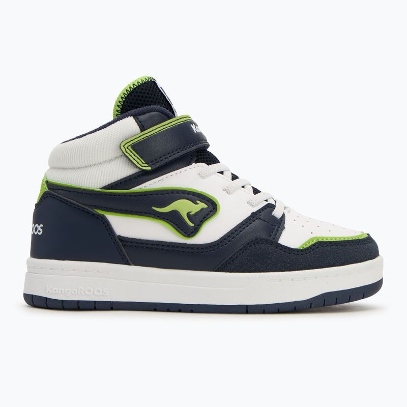 KangaROOS K-CP Dunkin Mid EV dark navy/lime pantofi pentru copii 2