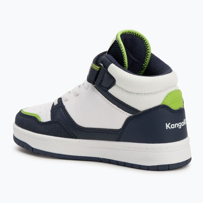 KangaROOS K-CP Dunkin Mid EV dark navy/lime pantofi pentru copii 3