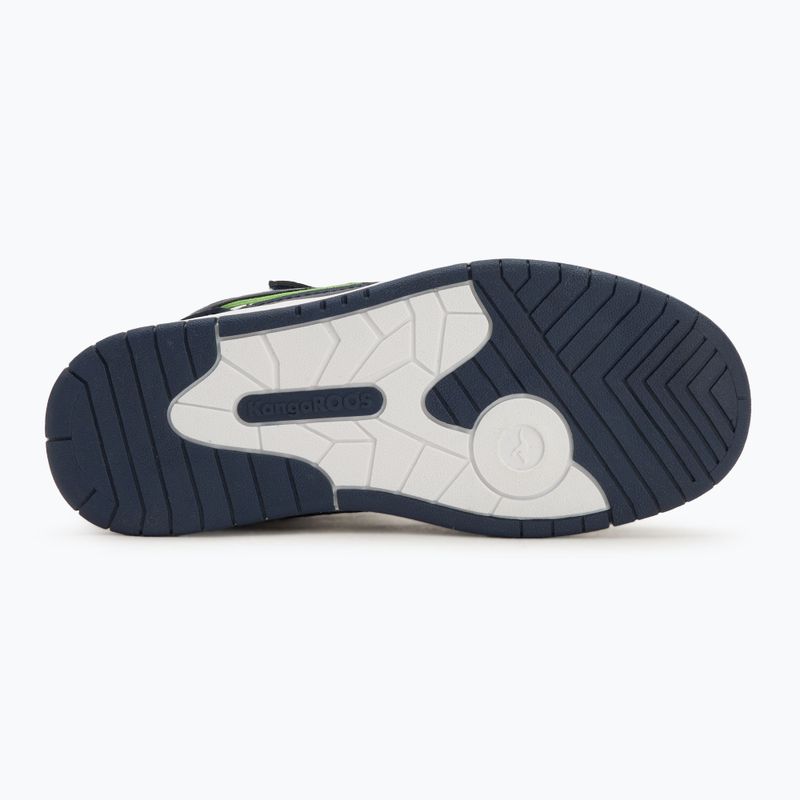 KangaROOS K-CP Dunkin Mid EV dark navy/lime pantofi pentru copii 4