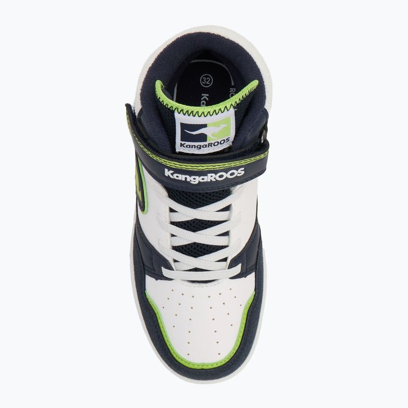 KangaROOS K-CP Dunkin Mid EV dark navy/lime pantofi pentru copii 5