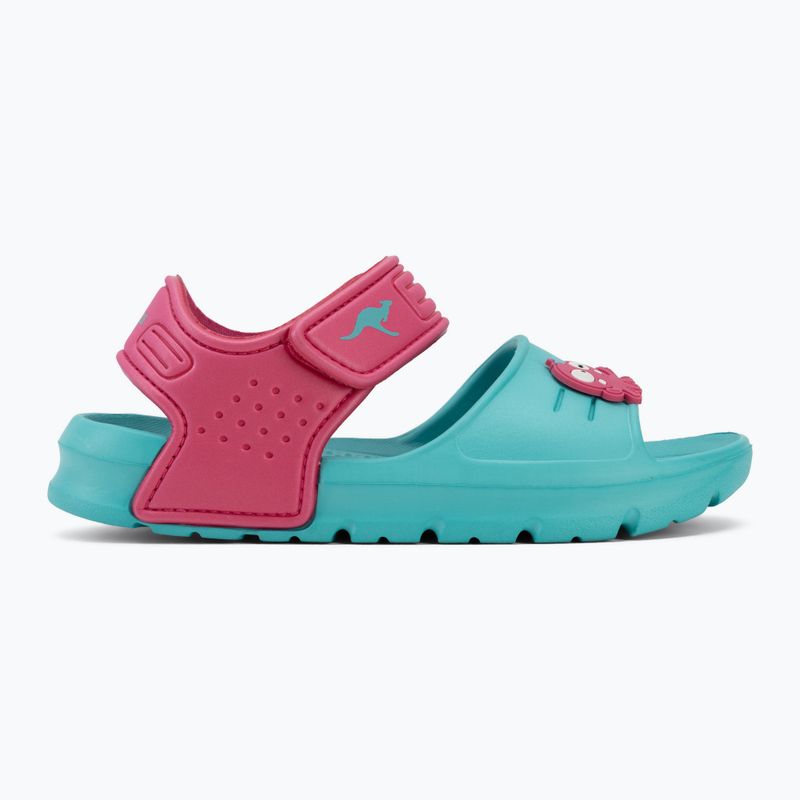 Sandale pentru copii Kangaroos KangaSwim II ocean/daisy pink 2