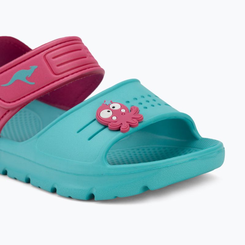 Sandale pentru copii Kangaroos KangaSwim II ocean/daisy pink 7