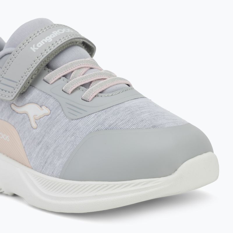 Încălțăminte pentru copii KangaROOS K-RDI Cushies EV vapor grey/frost pink 7