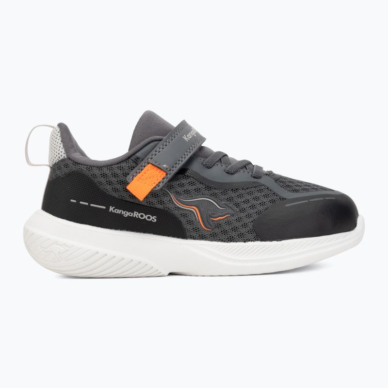 Încălțăminte pentru copii KangaROOS K-RDI Pebble EV steel grey/neon orange 2