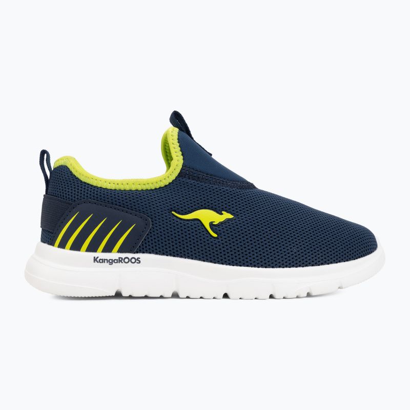 Încălțăminte pentru copii KangaROOS K-ETK Dunnart dark navy/lime 2