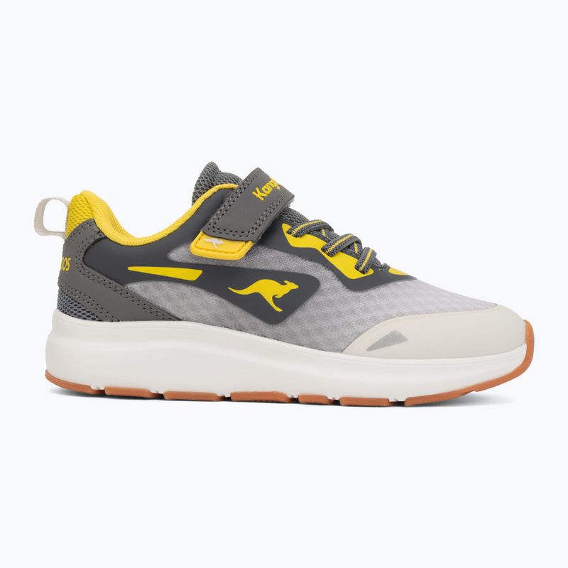Încălțăminte pentru copii KangaROOS KB-Pang EV vapor grey/neon yellow 2