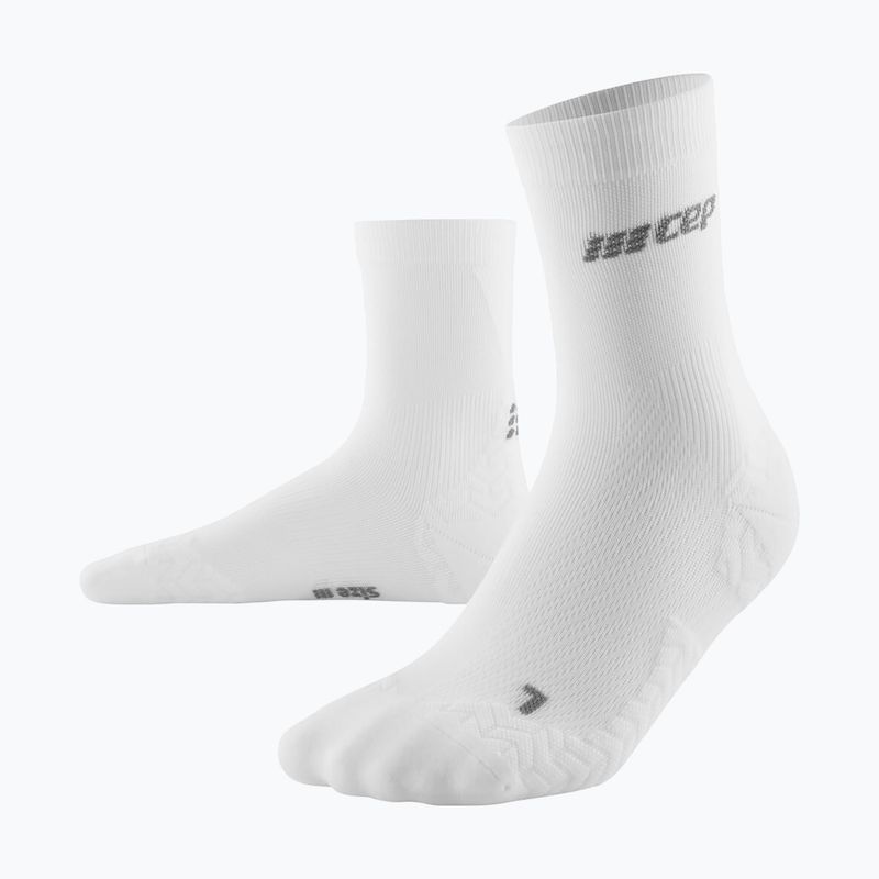 Șosete de compresie pentru femei CEP Ultralight Mid Cut white 2