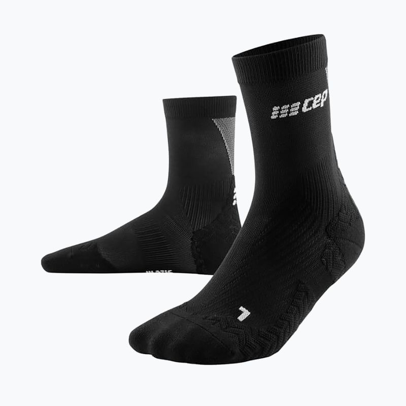 Șosete de compresie pentru femei CEP Ultralight Mid Cut black/grey