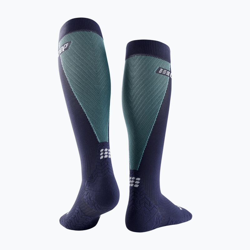 Șosete de compresie pentru bărbați CEP Ultralight Tall blue/light blue 2