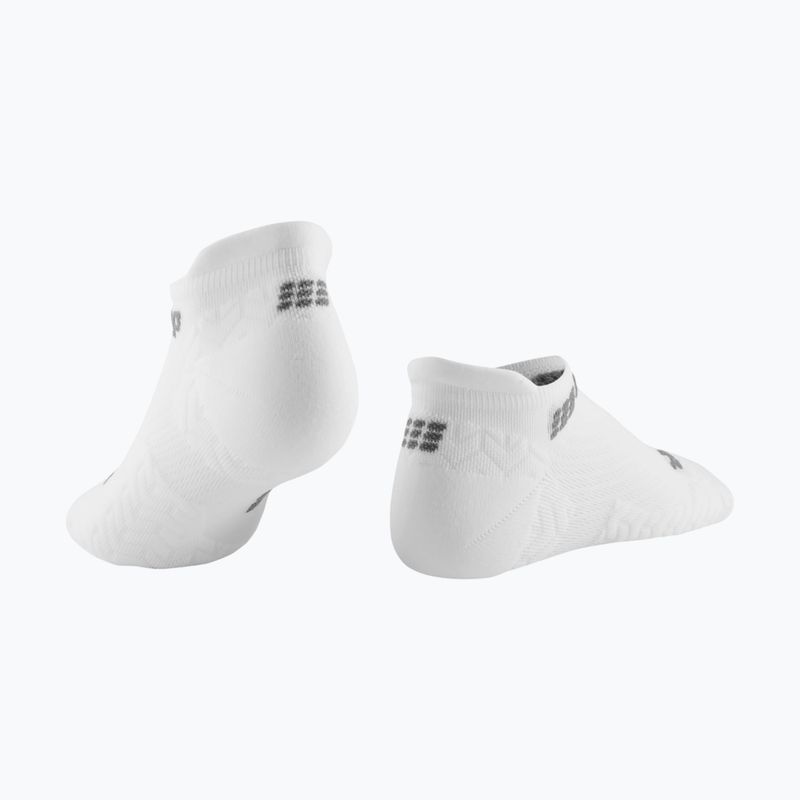 Șosete de compresie pentru bărbați CEP Ultralight No Show white 2