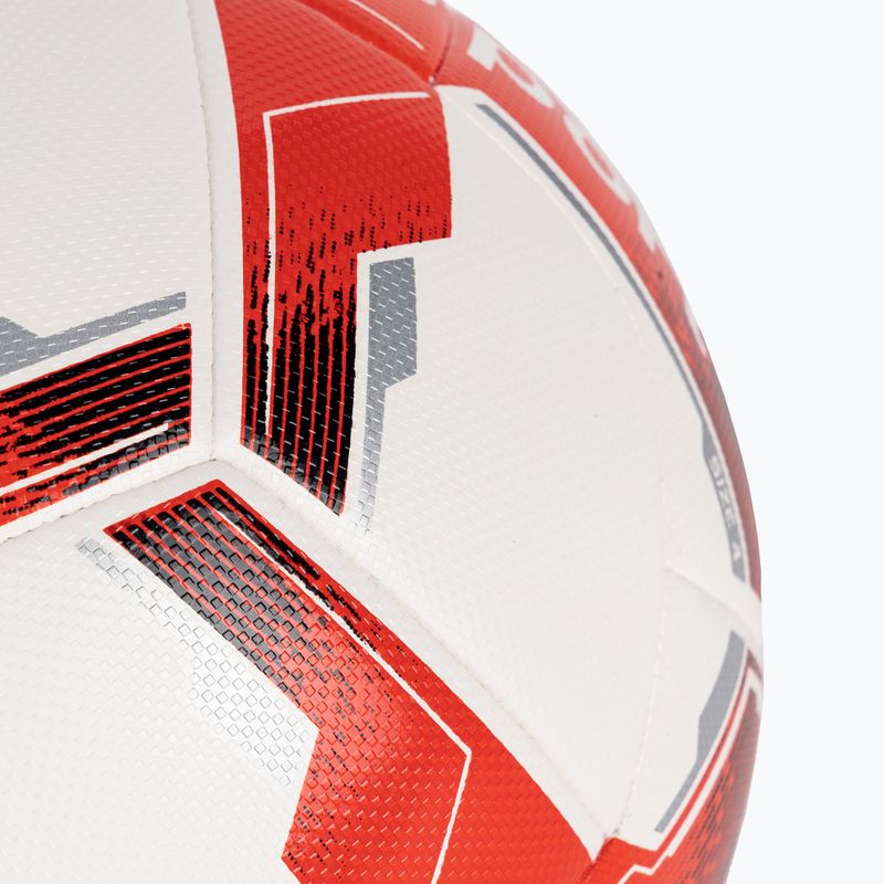 Minge de fotbal uhlsport Attack Addglue white/red/silver mărime 4