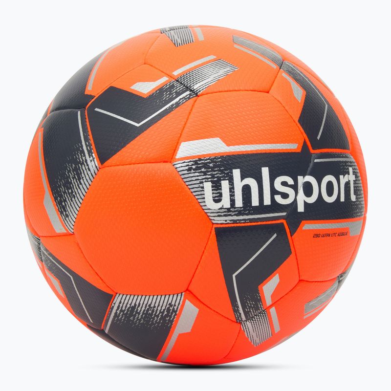 Minge de fotbal uhlsport 290 Ultra Lite Addglue fluo orange/marine/silber mărimea 5 2
