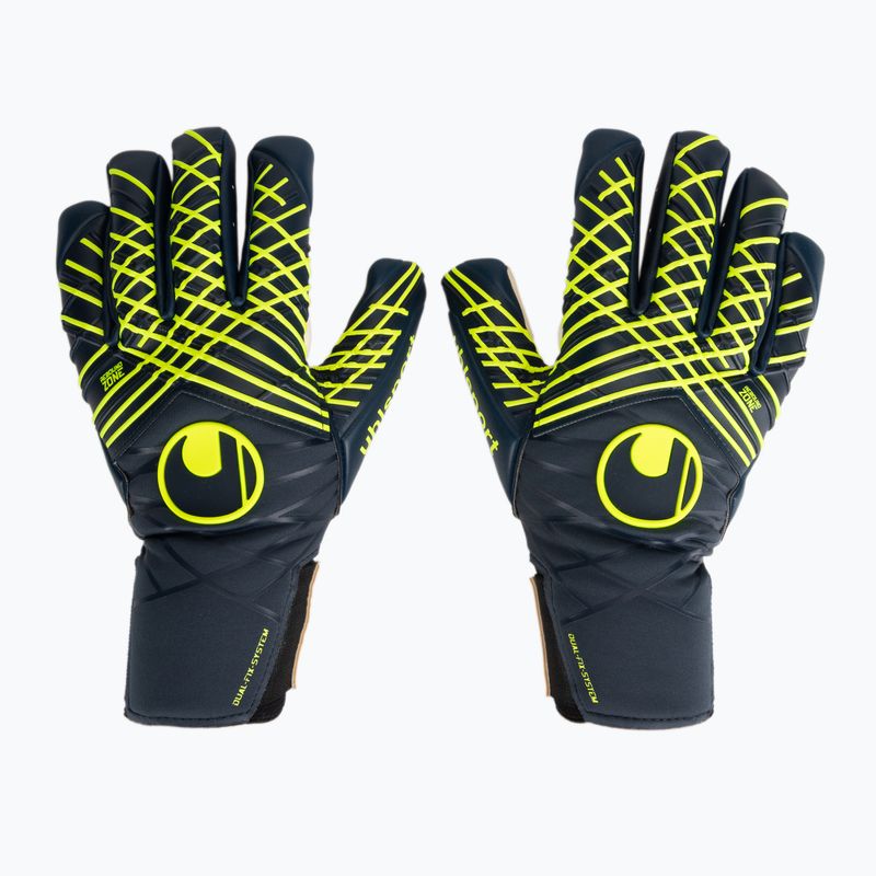 Mănuși de portar uhlsport Prediction Absolutgrip HN navy/white/fluo yellow