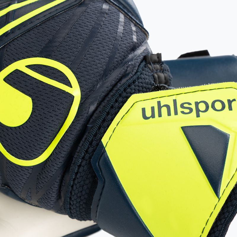 Mănuși de portar uhlsport Prediction Supersoft HN navy/white/fluo yellow 3