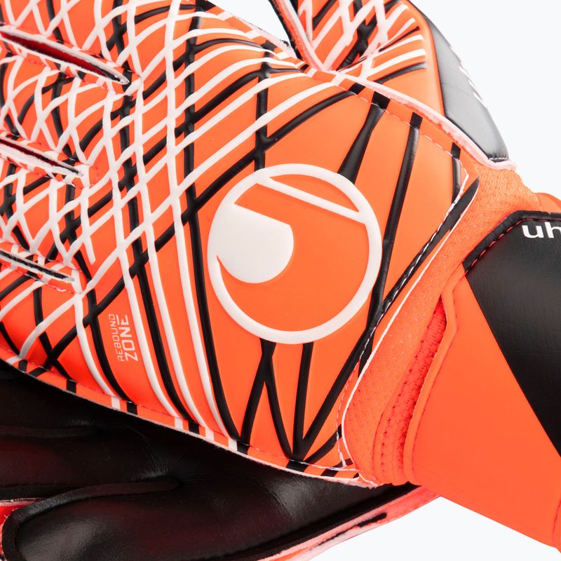 Mănuși de portar uhlsport Soft Resist + Flex Frame fluo orange/white/black 3