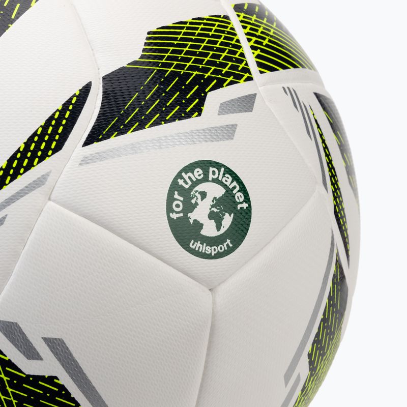 Minge de fotbal uhlsport Match Addglue white/navy/fluo yellow mărime 5 3