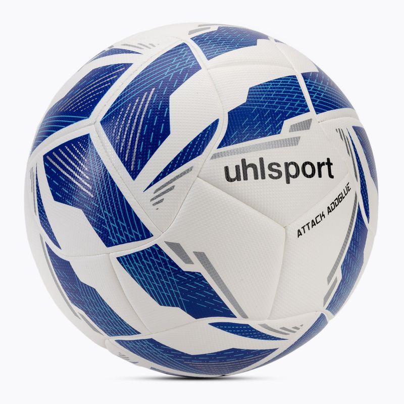 Minge de fotbal uhlsport Attack Addglue white/dark blue/blue mărime 4 2