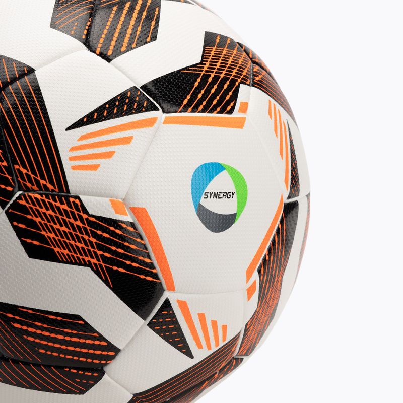 Minge de fotbal uhlsport Resist Synergy white/black/fluo orange mărime 5 2