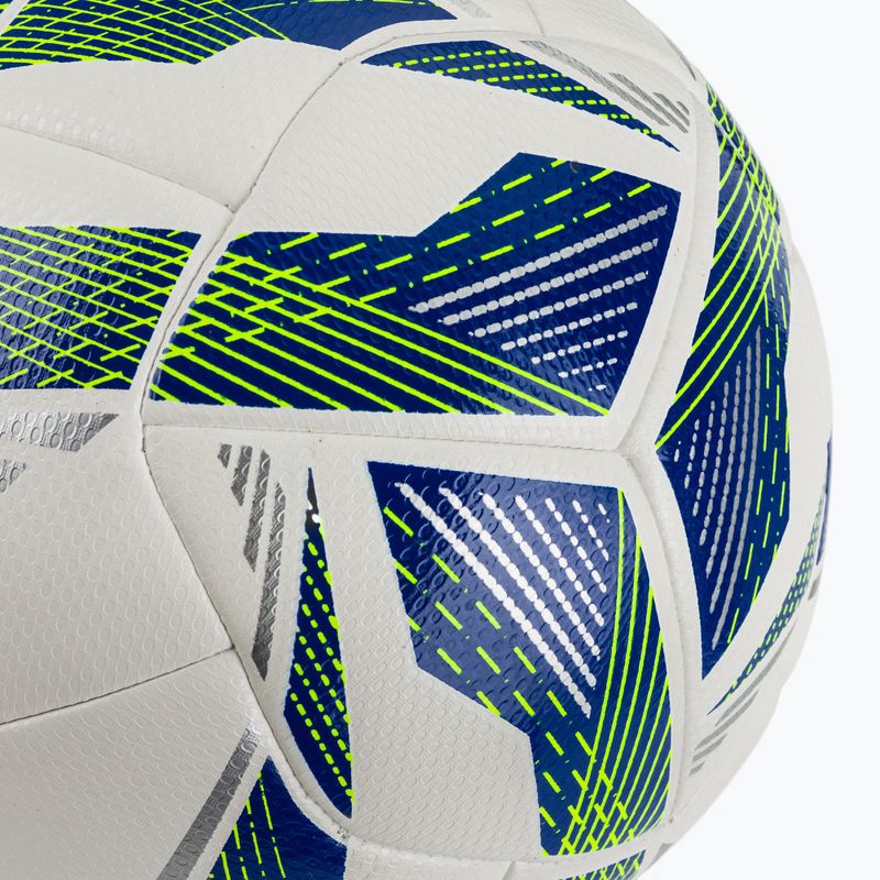 Minge de fotbal uhlsport 350 Lite Match Addglue white/dark blue/fluo yellow mărime 4 3