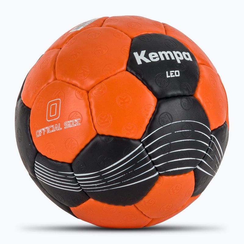 Minge de handbal Kempa Leo pomarańczowy mărime 0 2