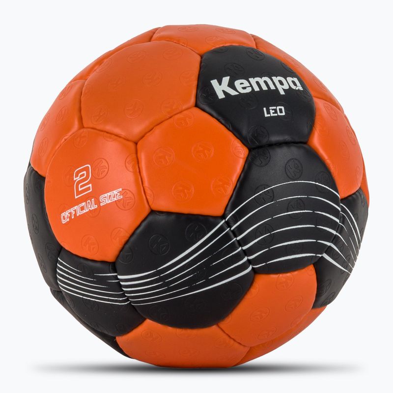 Minge de handbal Kempa Leo pomarańczowy mărime 2 2