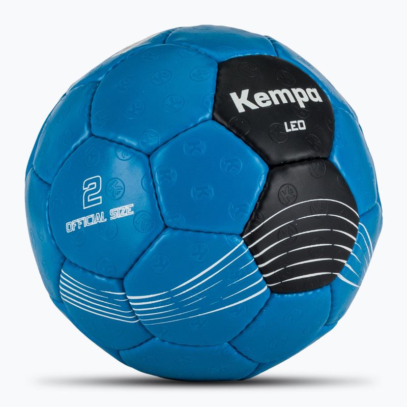 Minge de handbal Kempa Leo niebieski mărime 2 2