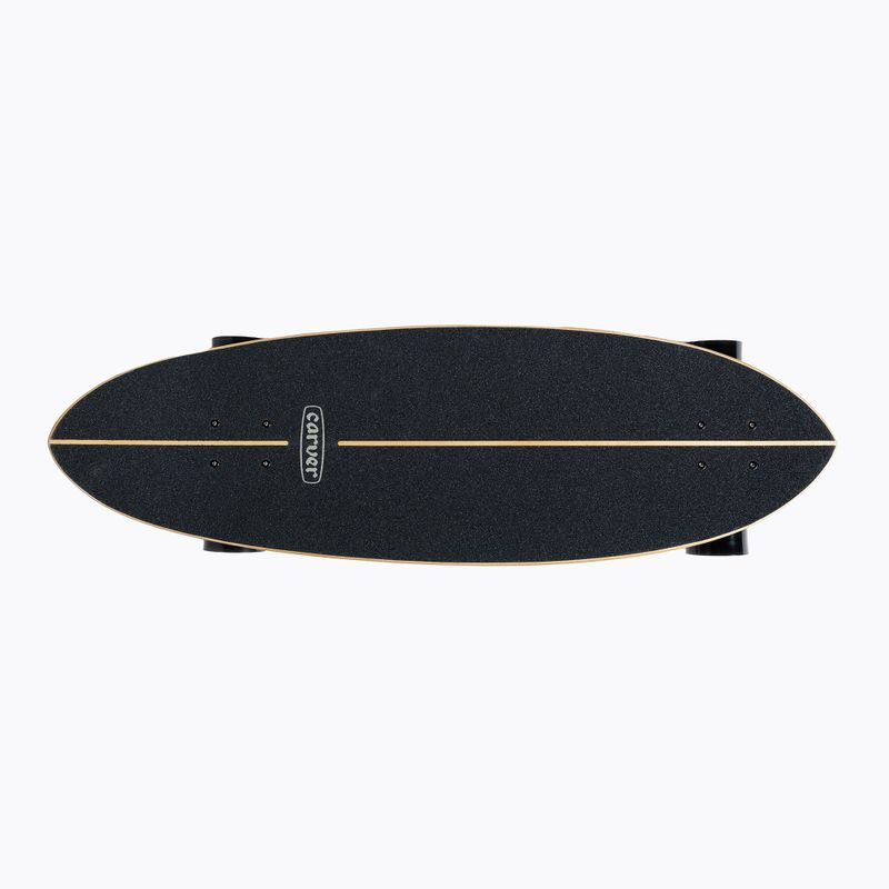 Skateboard surfskate Carver C7 Raw 31.75" CI Black Beauty 2019 Complete alb-neagră C1013011020 4