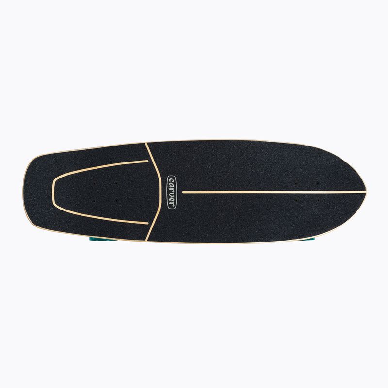 Skateboard surfskate Carver C7 Raw 32" Super Surfer 2020 Complete negru-albastră 4