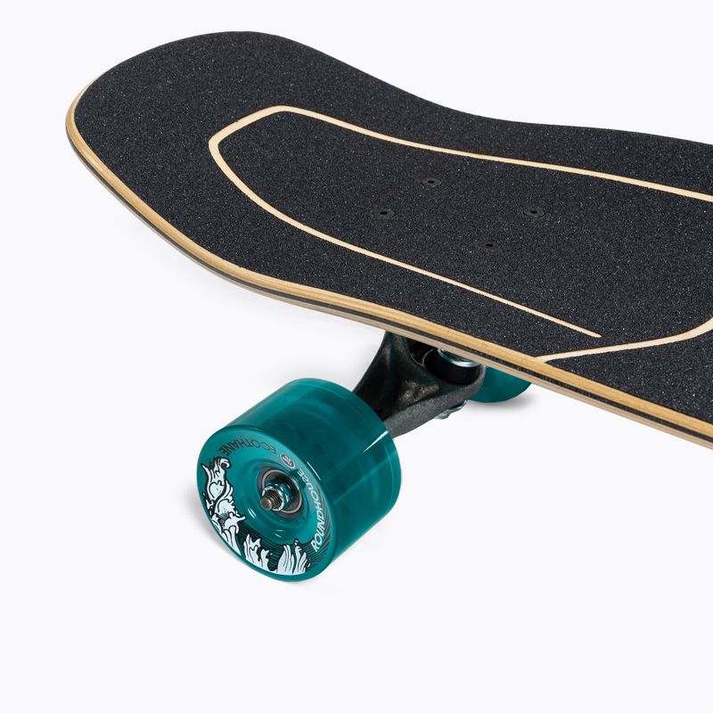 Skateboard surfskate Carver C7 Raw 32" Super Surfer 2020 Complete negru-albastră 6