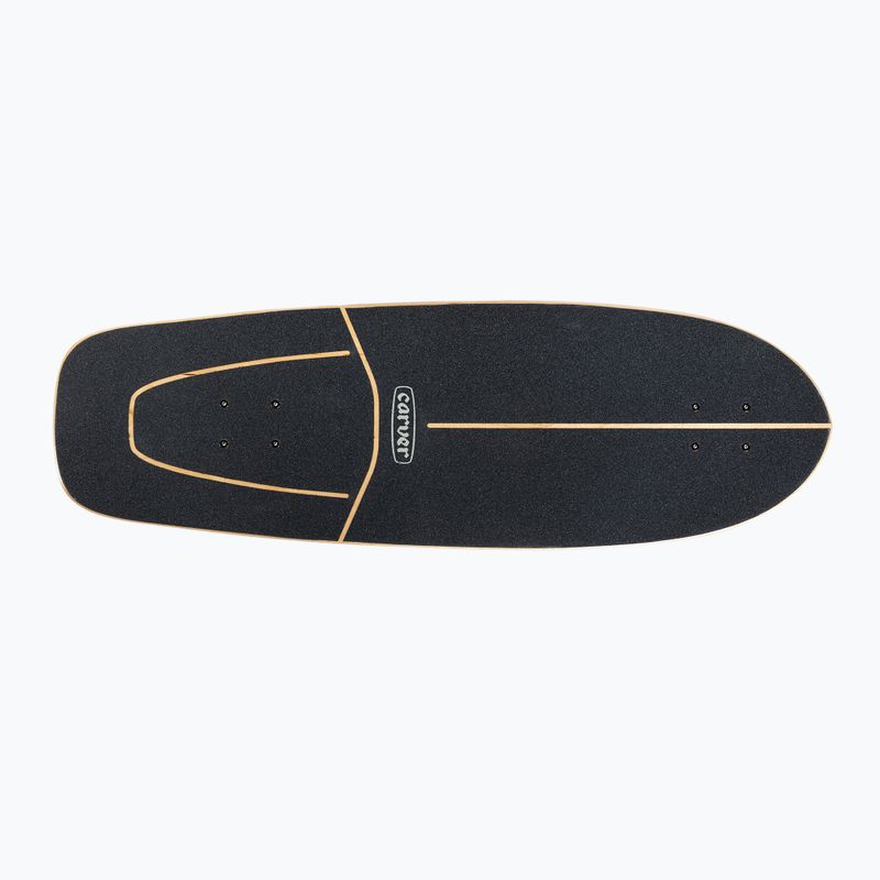 Skateboard surfskate Carver CX Raw 31.25" Super Slab 2021 Complete negru-galbenă C1012011099 4