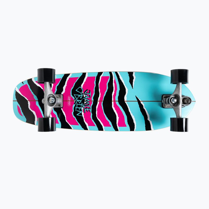 Skateboard surfskate Carver C7 Raw 31" JOB Blue Tiger 2022 Complete albastru-roză C1013011140