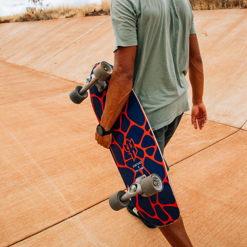 Skateboard surfskate Carver C7 Raw 31" Kai Lava 2022 Complete roșu-movă C1013011142 9