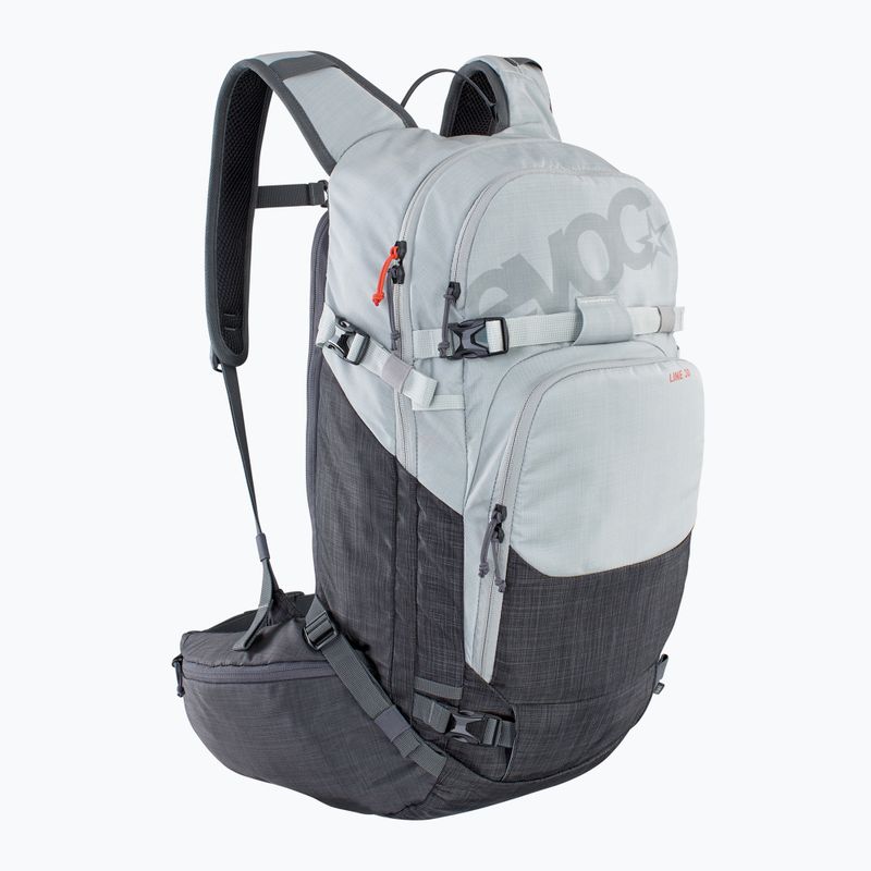 Rucsac de schi de tură EVOC Line 30 silver/heather carbon grey