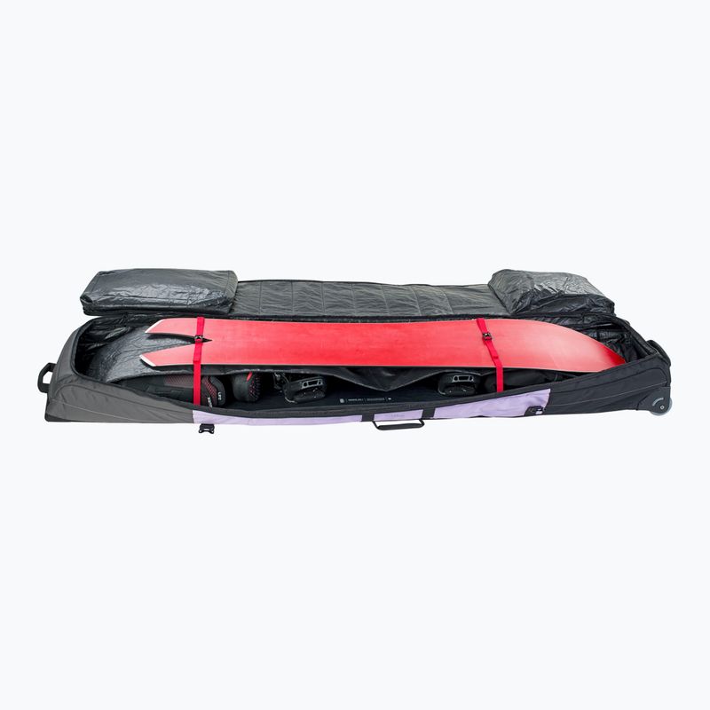 Husă pentru schiuri Evoc Snow Gear Roller carbon grey/purple rose/black 195 cm 3