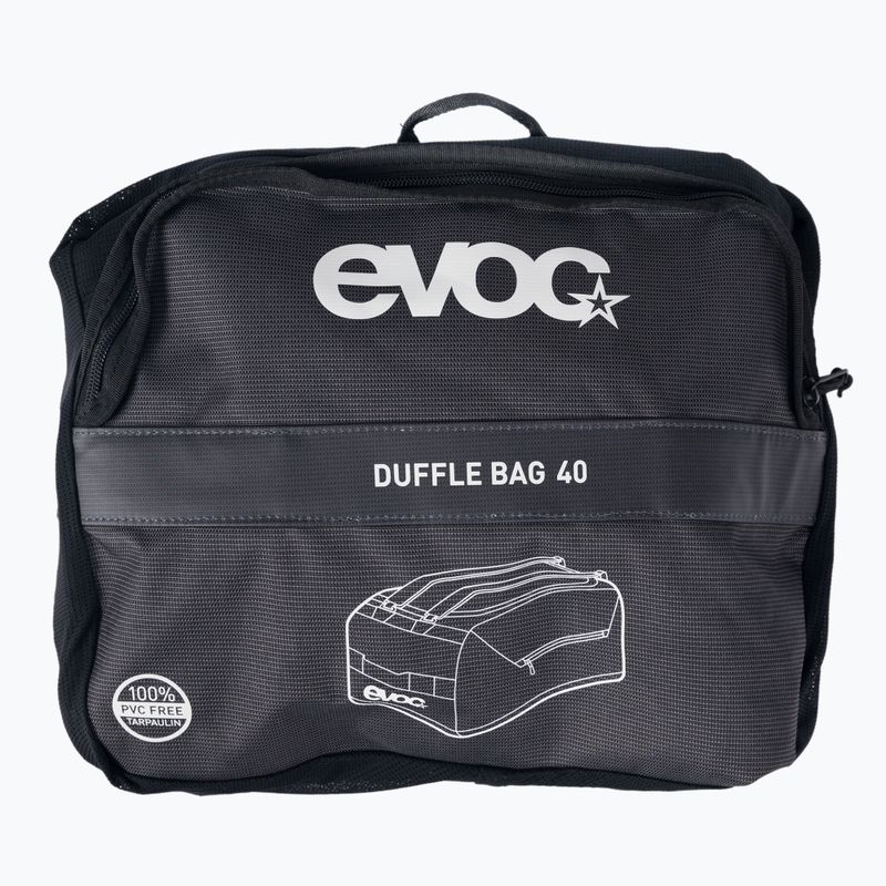 EVOC Duffle 40 sac impermeabil gri închis 401221123 6