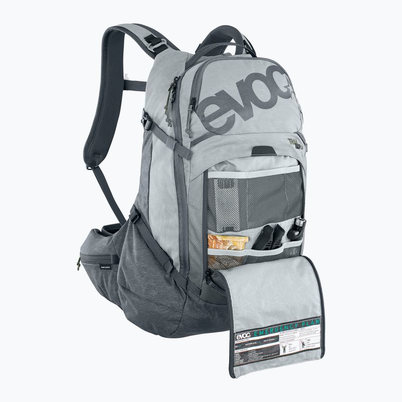 Rucsac de ciclism EVOC Trail Pro 26 l stone/carbon grey 8