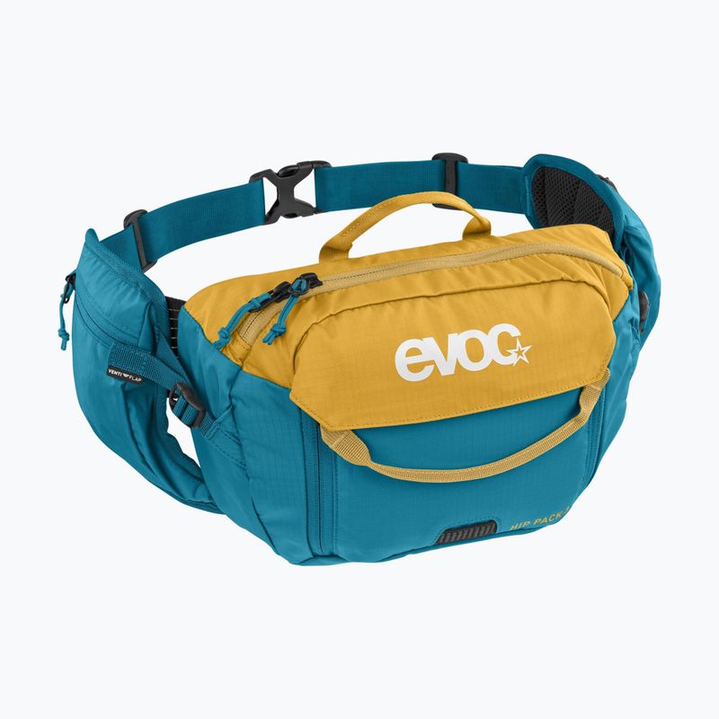 Borsetă de ciclism EVOC Hip Pack 3 l albastru-galbenă 102507616 6