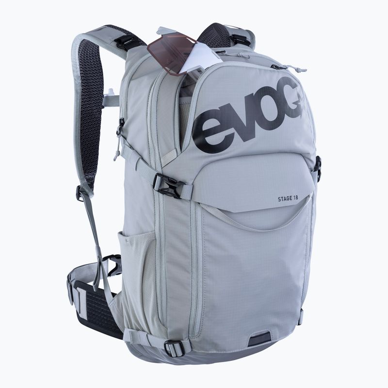 Rucsac de ciclism EVOC Stage 18 l stone 4