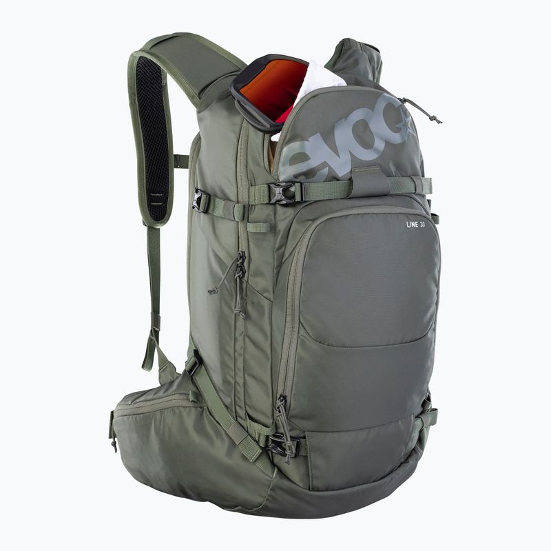 Rucsac de schi de tură EVOC Line 30 l dark olive 4