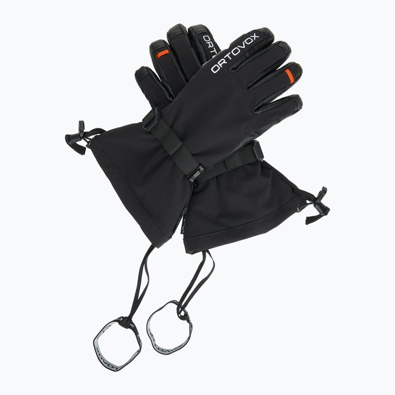 Mănuși de schi pentru bărbați  ORTOVOX Merino Mountain black raven 5