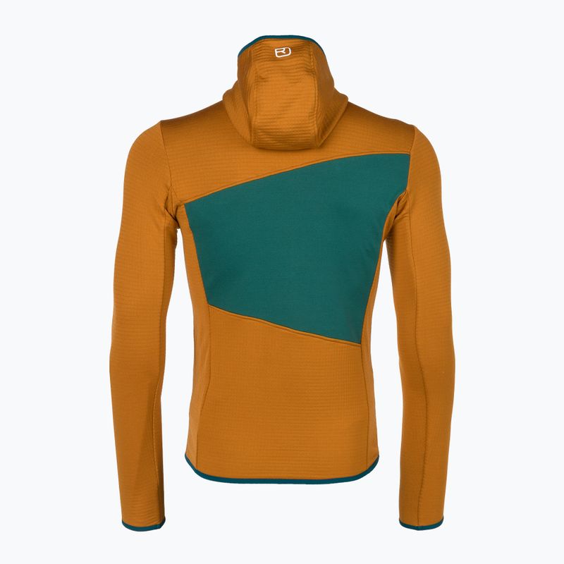 Bărbați de trekking pulover Ortovox Fleece Grid Hoody maro 87211 6