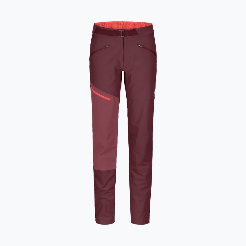 Pantaloni softshell pentru femei ORTOVOX Brenta maro 6224400026 4