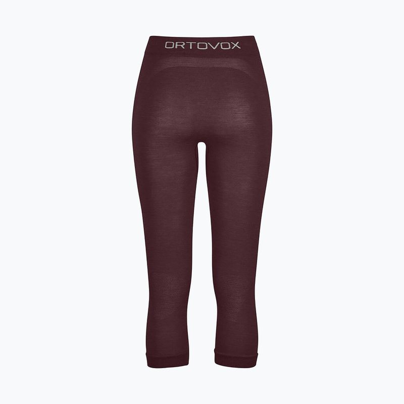 Pantaloni termoactivi pentru femei ORTOVOX 120 Comp Light Short winetasting 2