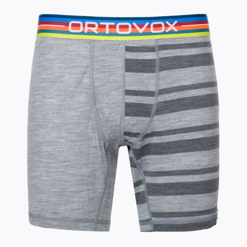 Boxeri termici pentru bărbați Ortovox 185 Rock'N'Wool gri 8413200021