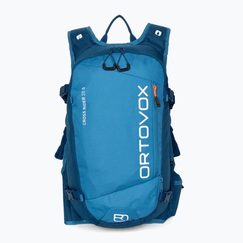 Rucsac de schi ORTOVOX Cross Rider 20 S albastru petrol